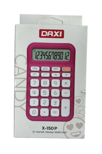 BİGÜMEX Renkli Hesap Makinesi 12 Haneli