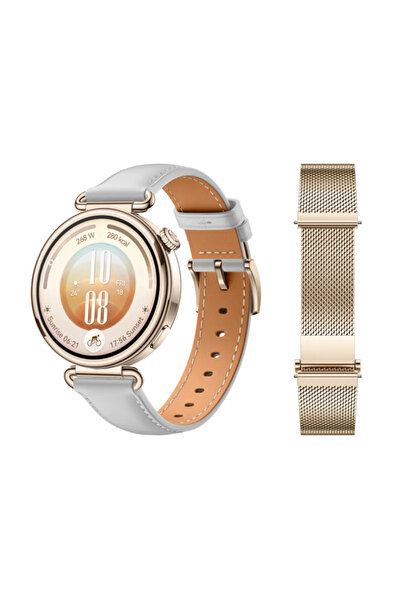 Huawei Watch GT7 41mm Gri + Gold Kordon