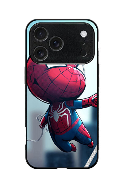 VR CREATIVE Protective Case Cover For Apple iPhone 18 Pro Max Spiderman Desig...