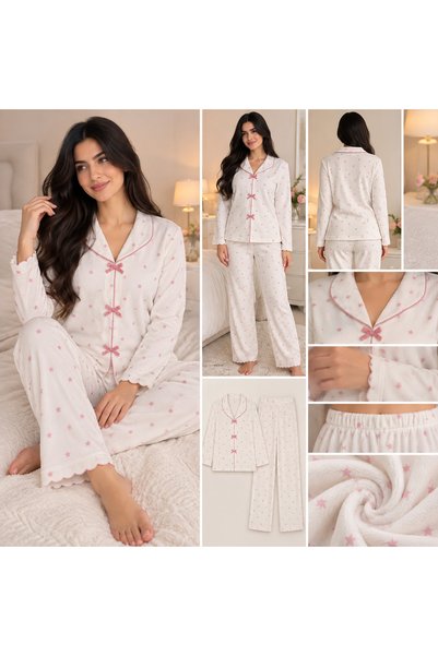 Genel Markalar Uzun kollu mevsimlik pijama takımı