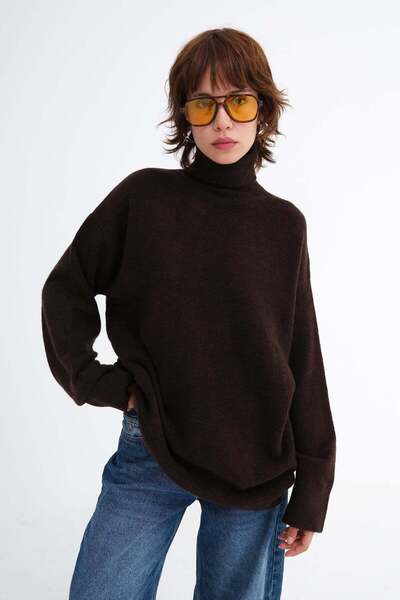 Addax Turtleneck Knitwear Sweater K3537