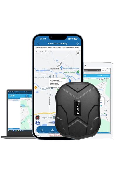 TKMARS Tracker GPS TKMARS, model TK905, baterie de 5000mAh, dispozitiv de urm...
