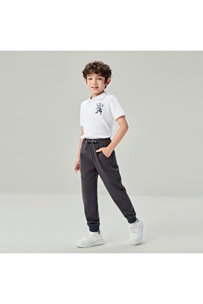 Giordano Junior's Stretch Jacquard Interlock Mid Rise Regular Fit Jogger