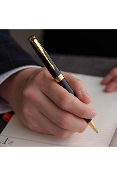 Parker قلم حبر جاف 1950784، حبر زيتي، طراز سونيت راك أسود GT
