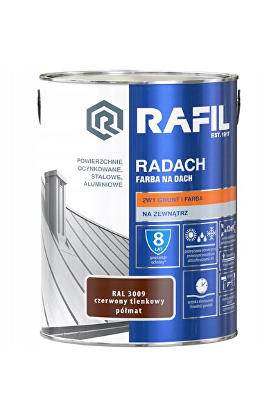 Rafil Vopsea pentru acoperiș oxid roșu semi-mat 3009 5L