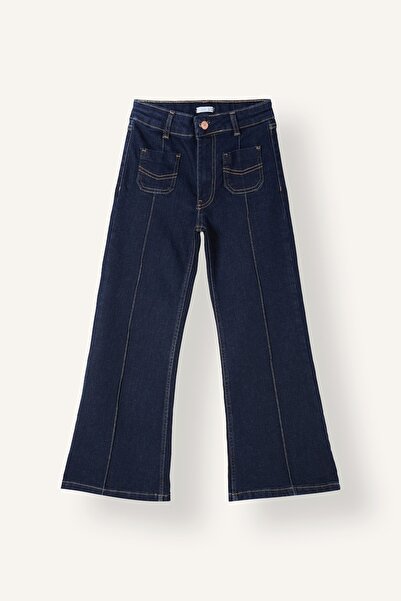 DeFacto Flare Fit Rahat İspanyol Paça Jean Pantolon Kız Çocuk I3364A826WN