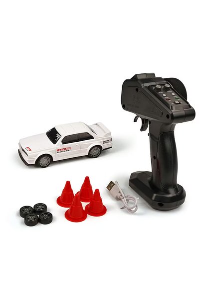 Feyza Oyuncak RC Mini Araba Bmw E30 Beyaz Şarjlı Işıklı Drift Aracı 11cm. | 8...