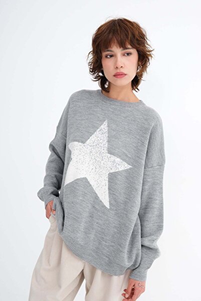 Addax Starry Knitwear Sweater K3538