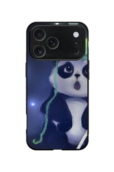 VR CREATIVE Protective Case Cover For Apple iPhone 18 Pro Starlight Panda Des...