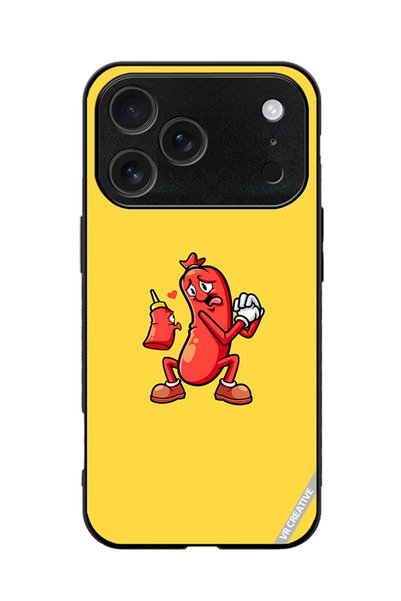 VR CREATIVE Protective Case Cover For Apple iPhone 17 Pro Max Ketchup Love Sa...