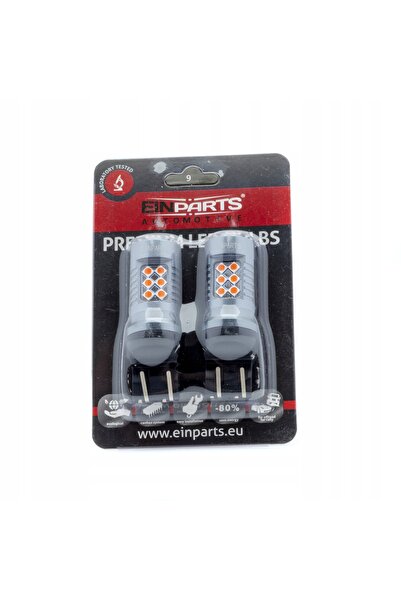 EinParts Automotive Becuri LED EINPARTS W21/5W 7443 PENTRU LUMINI DE STOP 2 B...