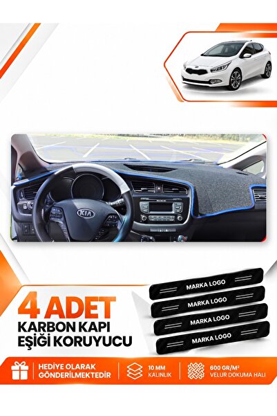 e-biz Kia Ceed (2013-2019) Compatible Front Torpedo Protection Case Carpet Pr...