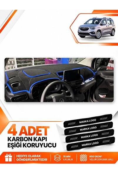e-biz Opel Combo (2018-2023) Compatible Front Torpedo Protection Case Carpet ...