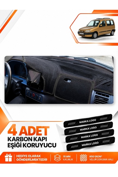 e-biz Citroen Berli̇ngo M49 (1996-2001) Compatible Torpedo Protection Protect...