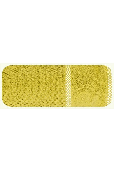 Eurofirany Prosop Caleb, bumbac, 70x140cm, galben mustar