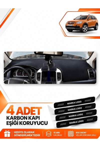 e-biz Chevrolet Capti̇va (2008-2011) Compatible Dashboard Protection Protecti...