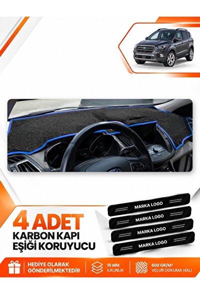 e-biz Ford Kuga (2015-2019) Compatible Front Torpedo Protection Case Carpet P...