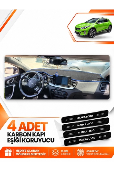 e-biz Kia X-Ceed (2020-2025) Compatible Front Torpedo Protection Case Carpet ...