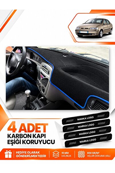 e-biz Fiat Si̇ena (1999-2005) Compatible Front Torpedo Protection Cover Carpe...