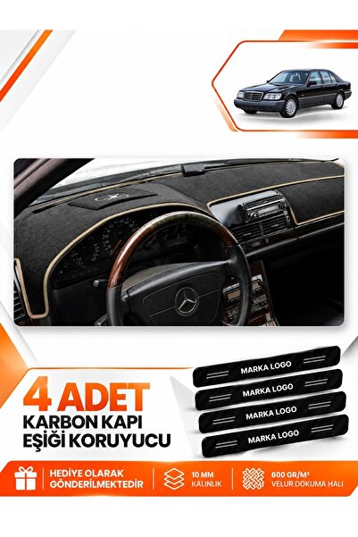 e-biz Mercedes W140 (1991-1998) Compatible Front Cover Torpedo Protection Pro...