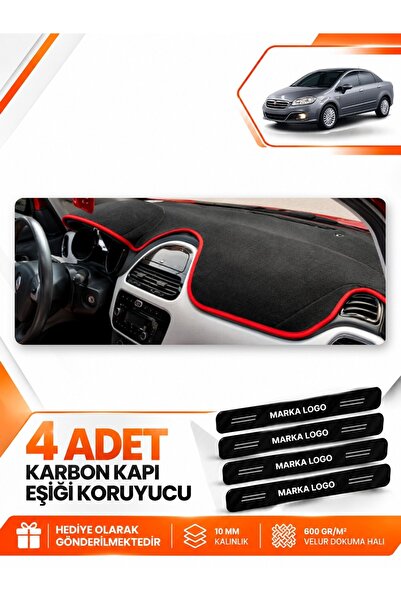 e-biz Fiat Linea Urban (2015-2021) Compatible Front Dashboard Protection Cove...