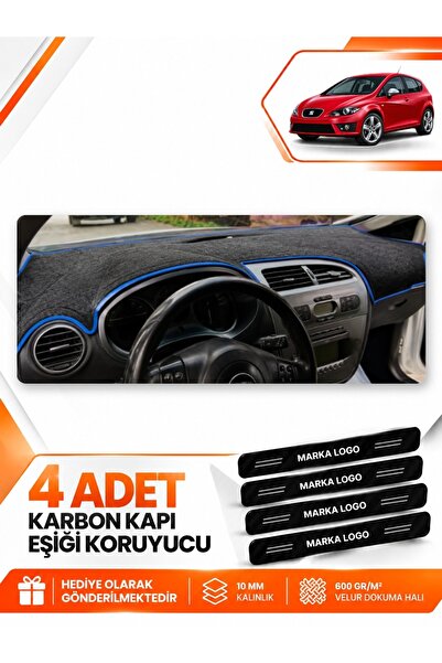 e-biz Seat Leon (2005-2012) Compatible Front Torpedo Protection Case Carpet P...