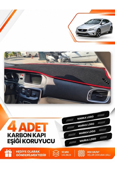 e-biz Volvo V40 (2012-2019) Compatible Front Torpedo Protection Protective Ca...