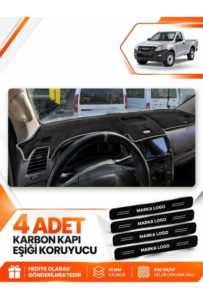 e-biz Isuzu D-Max (2012-2019) Compatible Front Chest Glove Box Protection Cov...