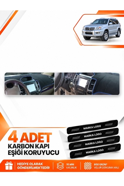 e-biz Toyota Land Cruiser Prado (2002-2009) Compatible Front Torpedo Protecti...