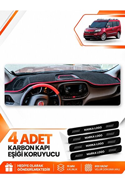 e-biz Fiat Doblo (2015-2023) Compatible Front Glove Box Protection Cover Carp...