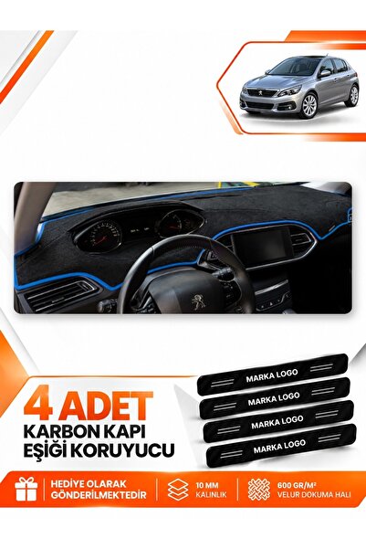 e-biz Peugeot 308 (2014-2021) Compatible Front Torpedo Protection Case Carpet...