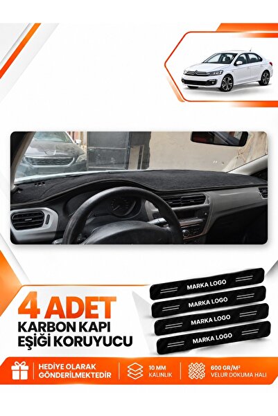 e-biz Ci̇troen C-Elysee (2012-2022) Compatible Dashboard Protection Protectiv...