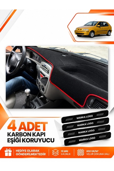 e-biz Fiat Palio (1999-2005) Compatible Front Torpedo Protection Carpet Cover...