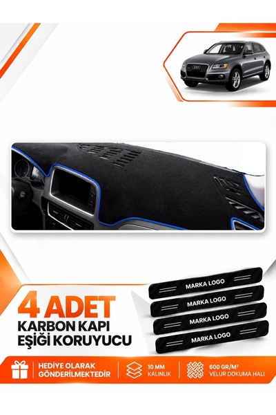e-biz Audi Q5 (2008-2017) Compatible Front Torpedo Protection Case Carpet Pro...