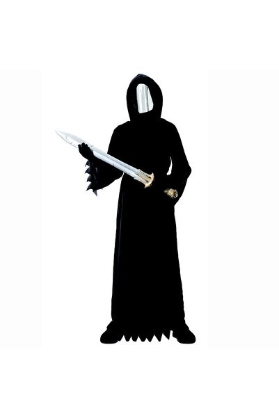 OEM Costum Moarte Negru cu Masca Oglinda - 10 ani