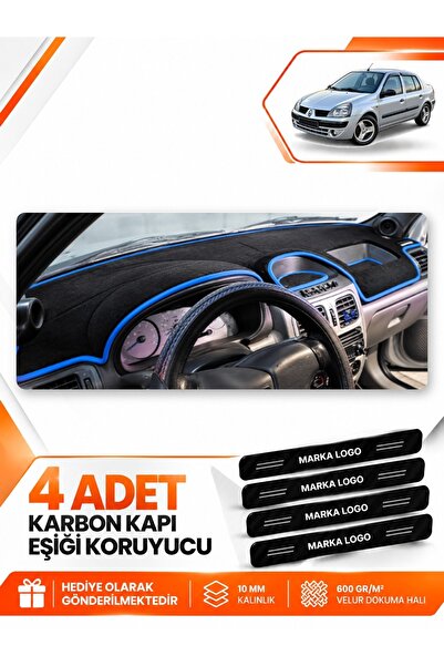 e-biz Renault Cli̇o Symbol Ali̇ze (2002-2008) Compatible Front Torpedo Protec...