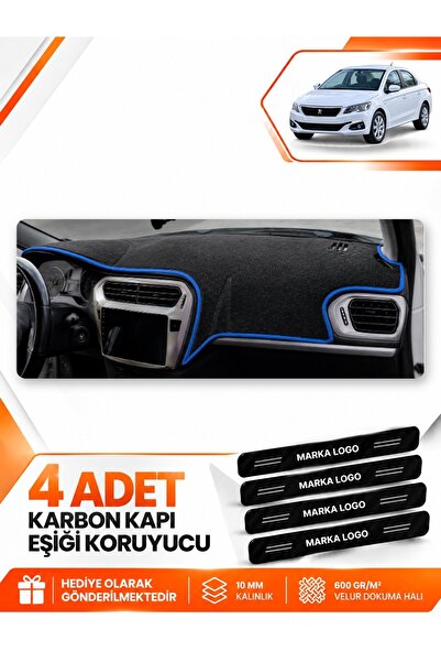 e-biz Peugeot 301 (2012-2022) Compatible Front Torpedo Protection Case Carpet...