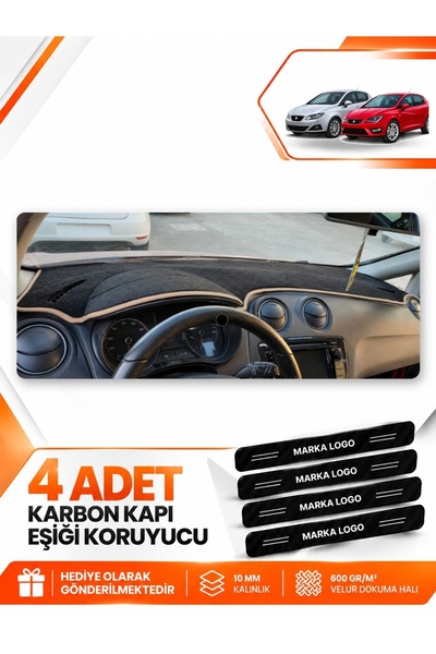 e-biz Seat Ibiza (2008-2017) Compatible Front Cover Glove Box Protection Prot...
