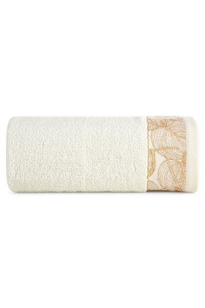 Eurofirany Prosop de baie AGIS1 70x140 cu margini din jacquard cu un motiv de...