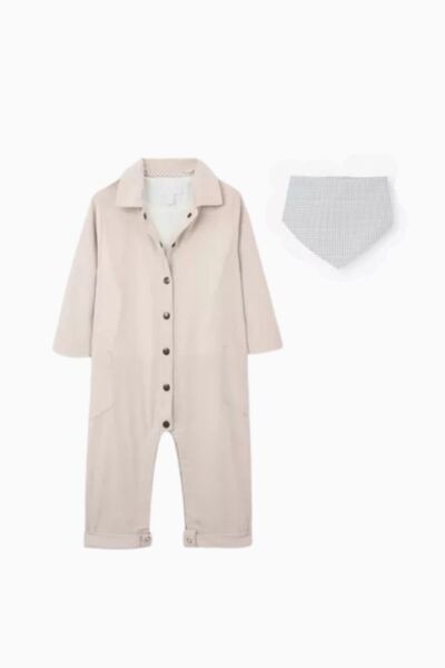 THE WHITE COMPANY Cotton Corduroy Overalls Set 0-4 Years