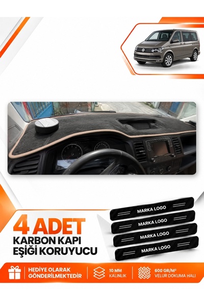 e-biz Volkswagen Transporter T6 Pocketed (2015-2020) Compatible Cover for Glo...