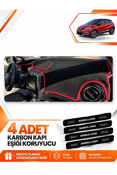 e-biz Renault Captur 1 (2013-2019) Compatible Front Glove Box Protection Cove...