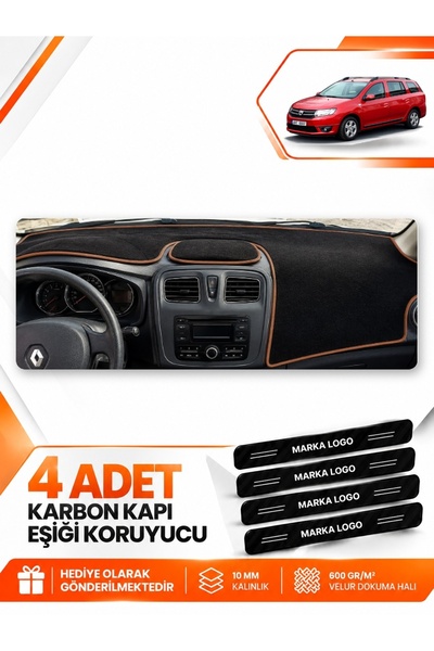 e-biz Daci̇a Logan Mcv (2012-2021) Compatible Front Torpedo Protection Case C...