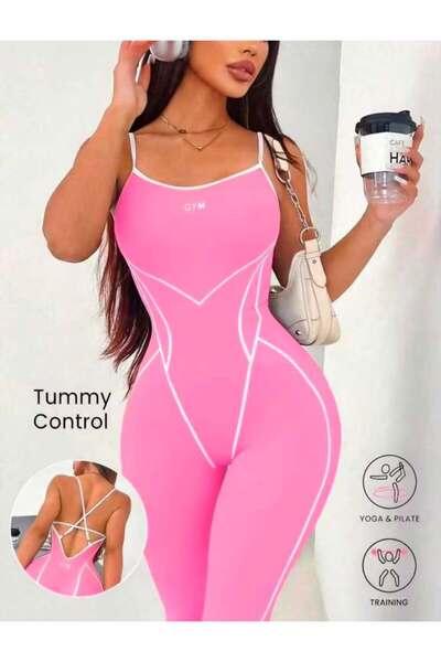 Woman's Fashion Ροζ Ολόσωμη Φόρμα