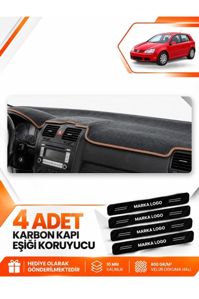 e-biz Volkswagen Golf 5 (2003-2009) Compatible Front Torpedo Protection Cover...