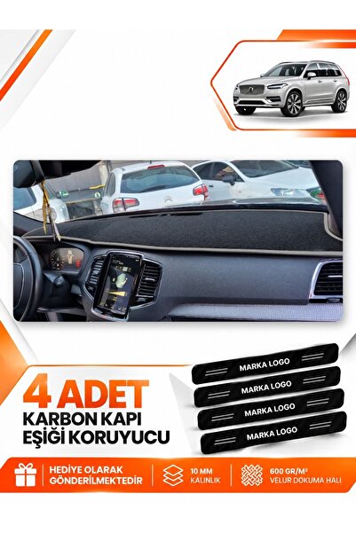 e-biz Volvo Xc-90 (2015-2024) Compatible Front Chest Glove Box Protection Cov...
