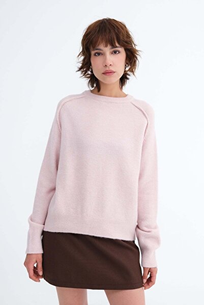Addax Crew Neck Knitwear Sweater K3484