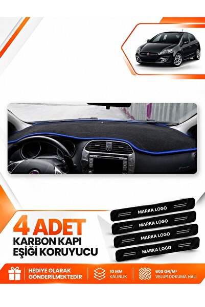 e-biz Fiat Bravo (2007-2014) Compatible Front Torpedo Protection Case Carpet ...