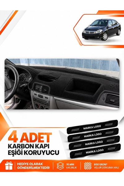 e-biz Renault Symbol Without Airbags (2008-2011) Compatible Torpedo Protectio...