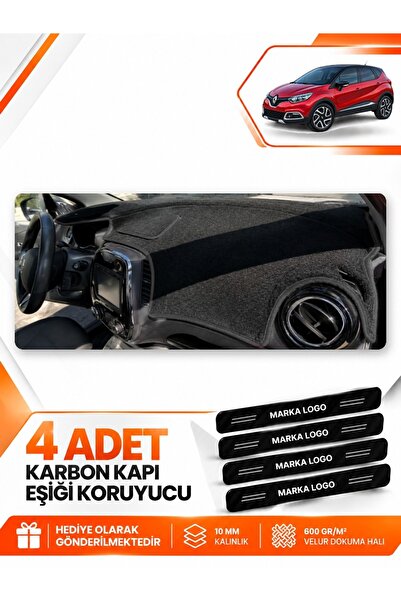 e-biz Renault Captur 1 (2013-2019) Compatible Dashboard Protection Protective...